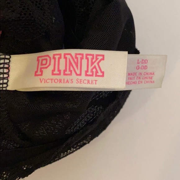 VS Pink lace push up high neck bralette - Picture 3 of 3